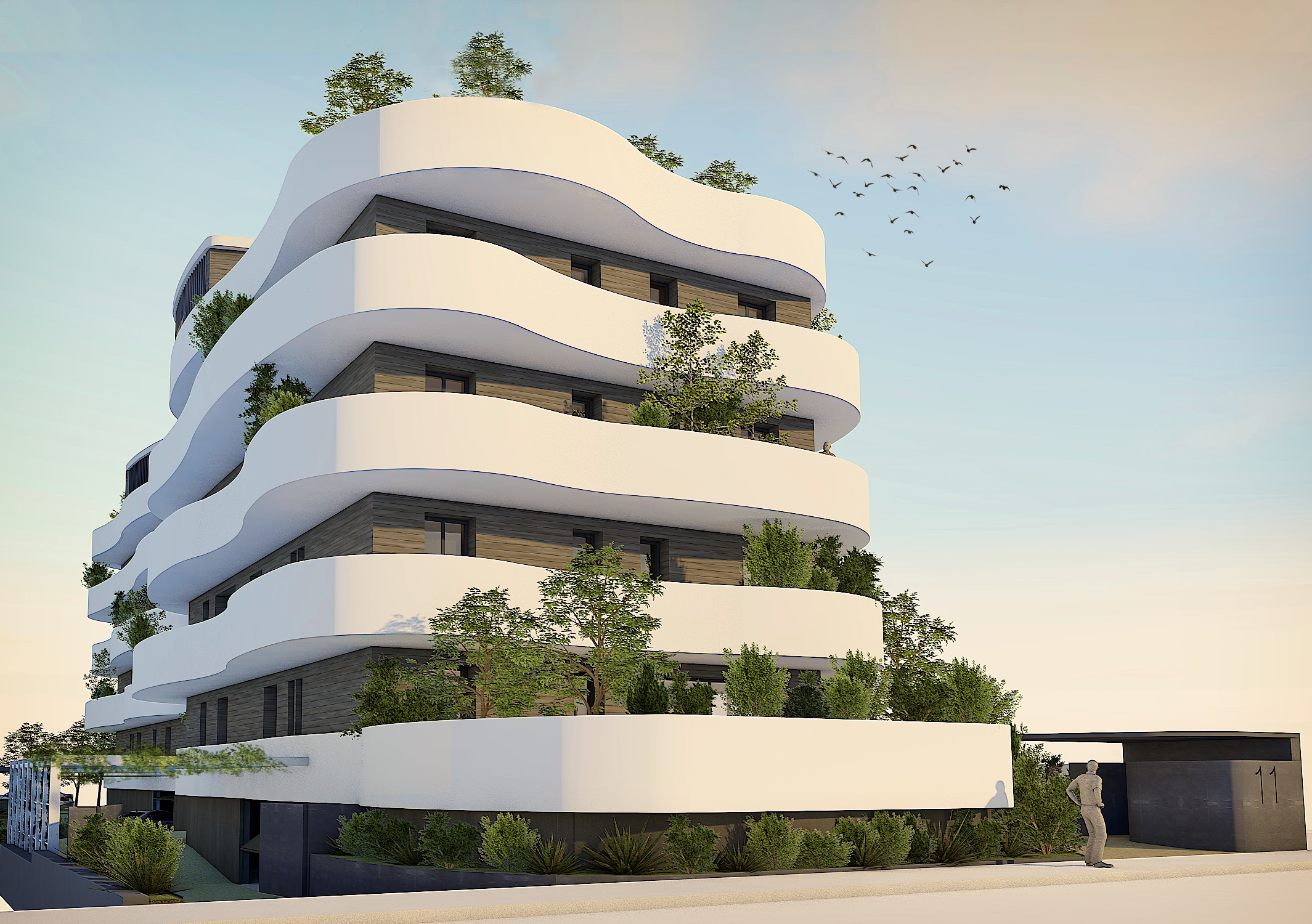 GENNARO COLUMPSI丨公寓建筑丨RESIDENZE 2020-15