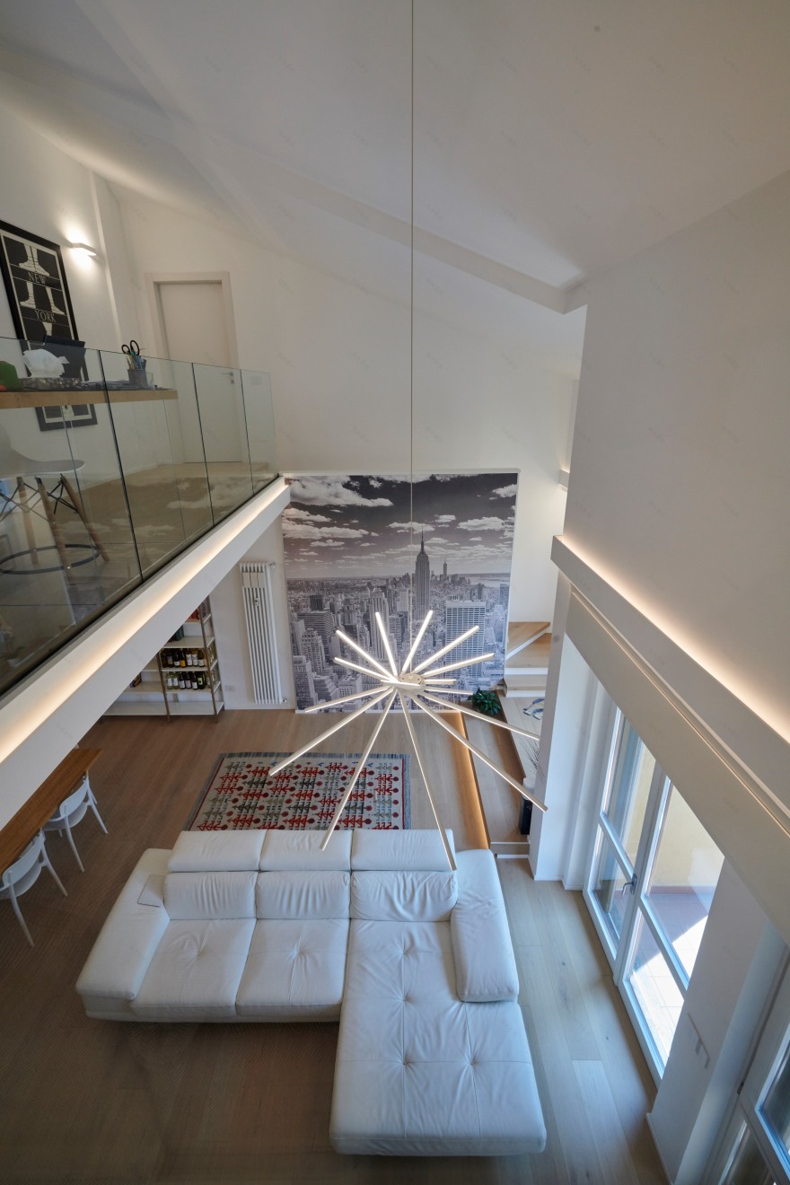 意大利 Vimercate 私人住宅照明设计丨Bianchessi-26