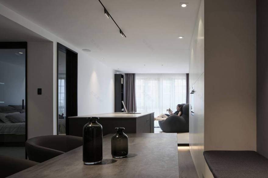 独居时光,编织一个人的梦——沈健 90 平米自由无拘束空间设计-27