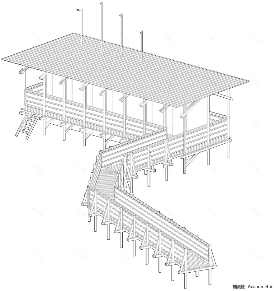石城子村公共厕所 | 低成本逆袭之彩钢板与黑木的结合-66