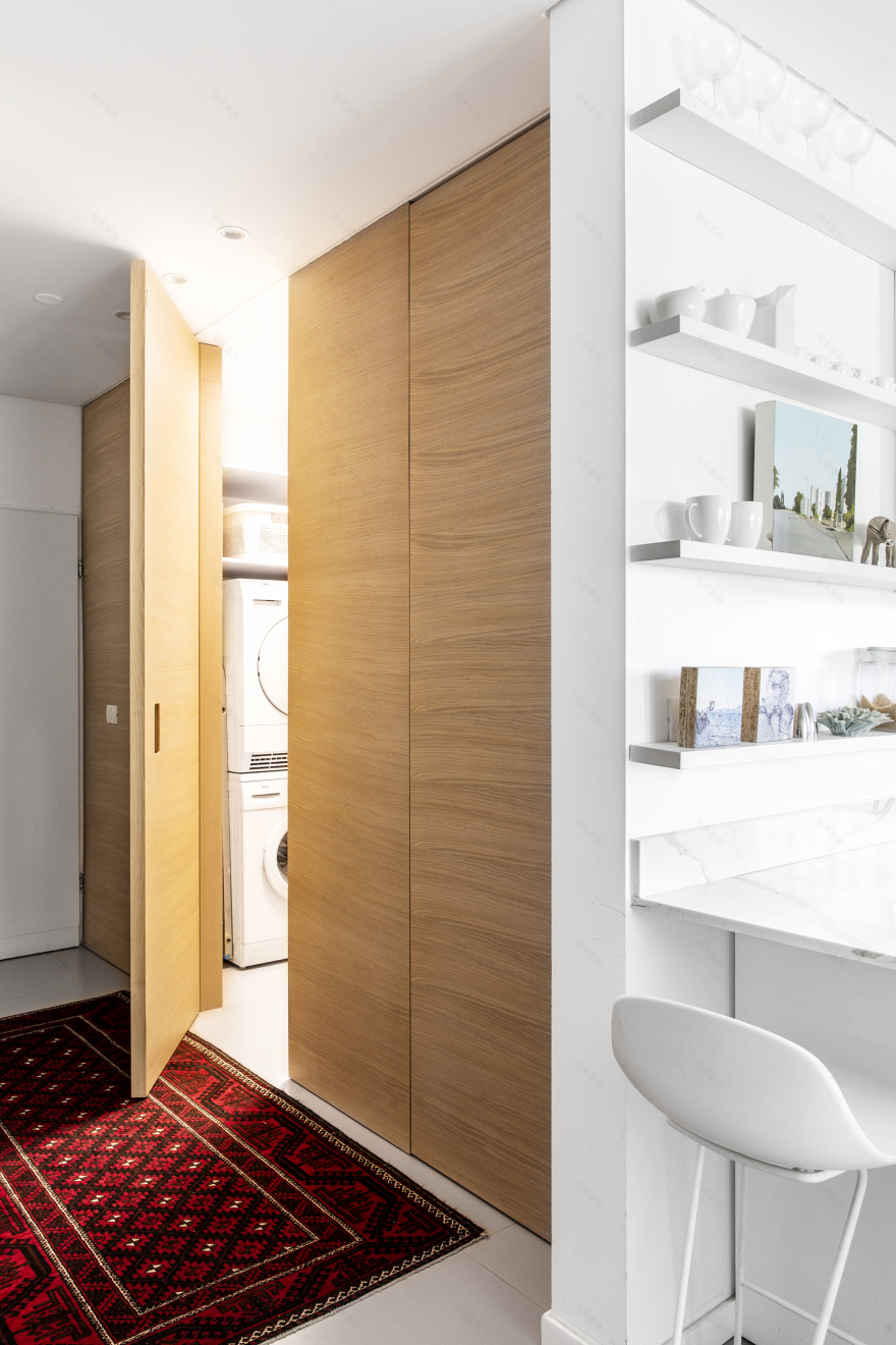 Tel-Aviv 五口之家公寓改造,明亮宽敞的现代生活空间-8