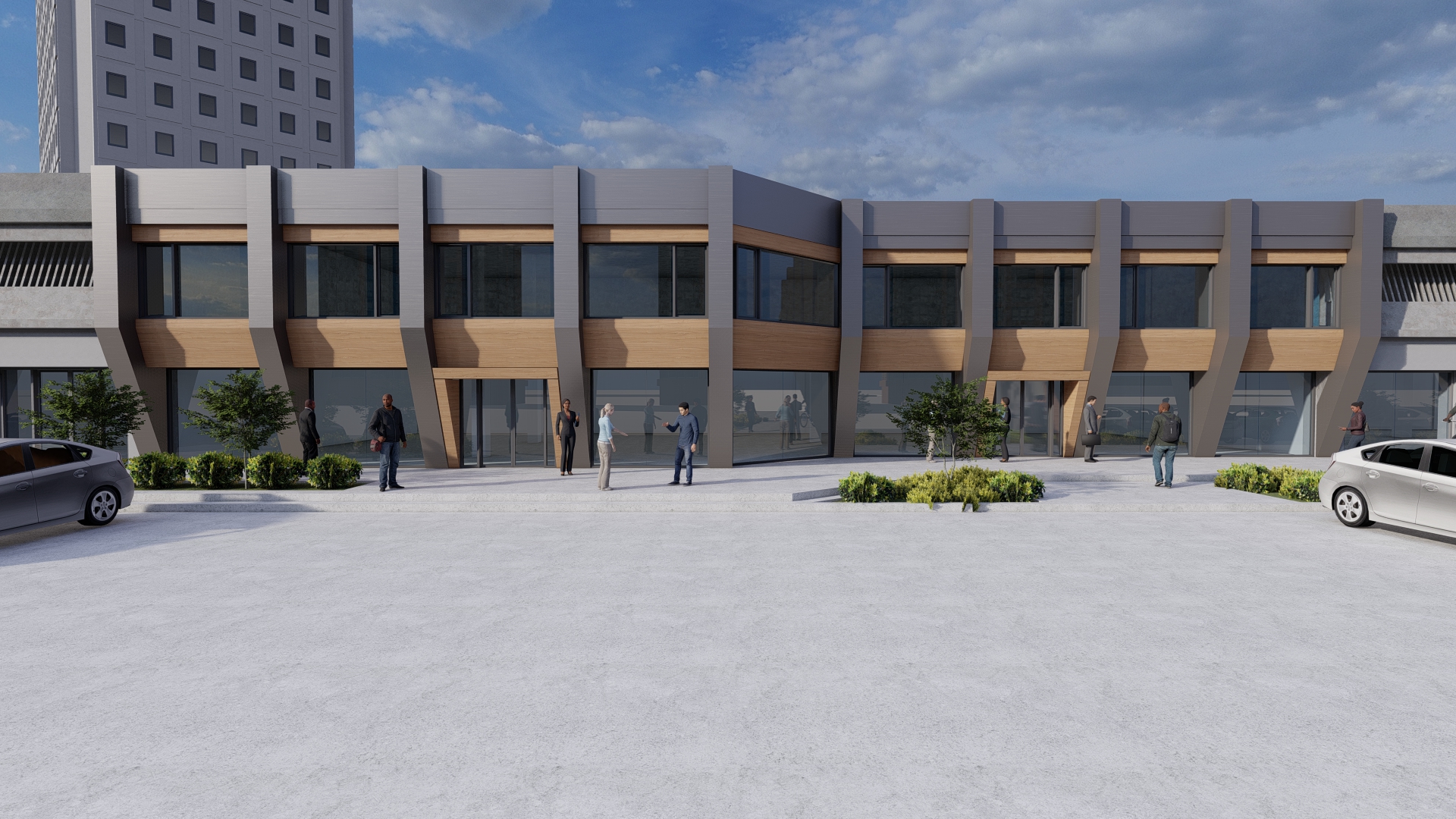 1978 年建筑翻新，打造商业适用的立面设计-10