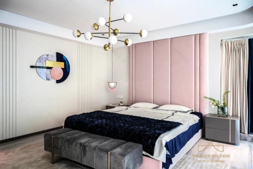 融合简约与甜美,打造阔景以待的家之风景-49