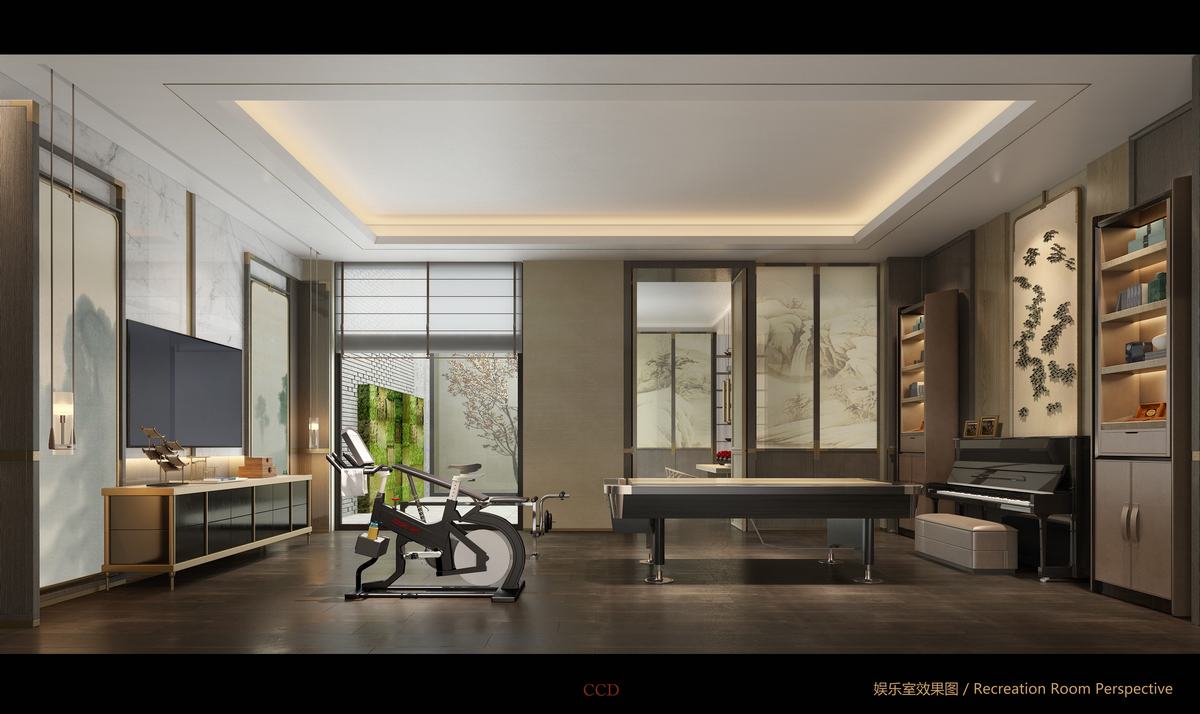 【CCD】北京葛洲坝下叠户型别墅样板丨效果图+设计方案+施工图-12