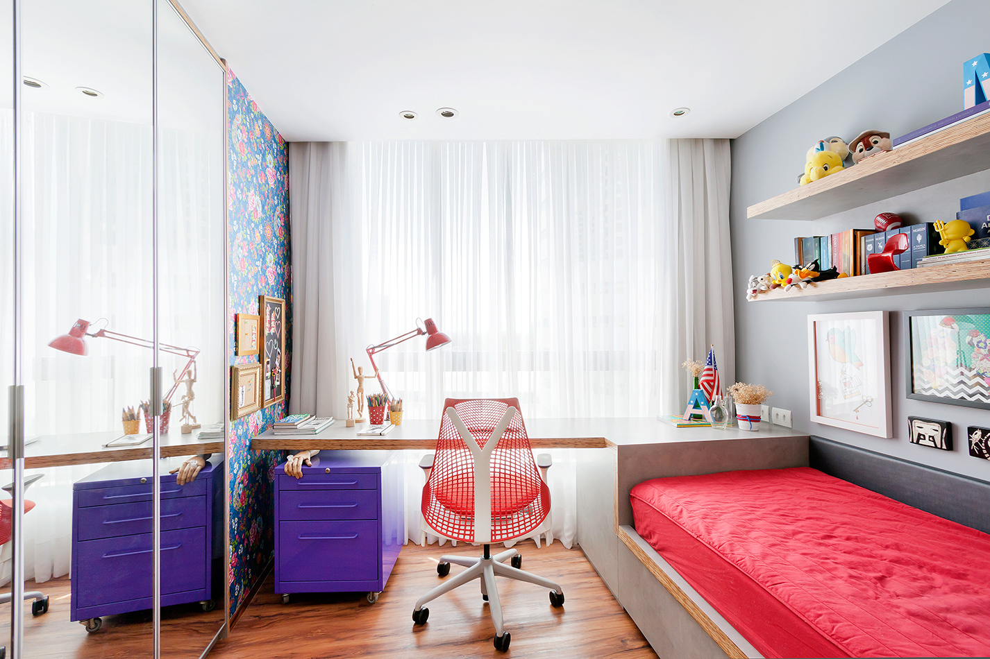 色彩轻盈的阳光家庭公寓-8