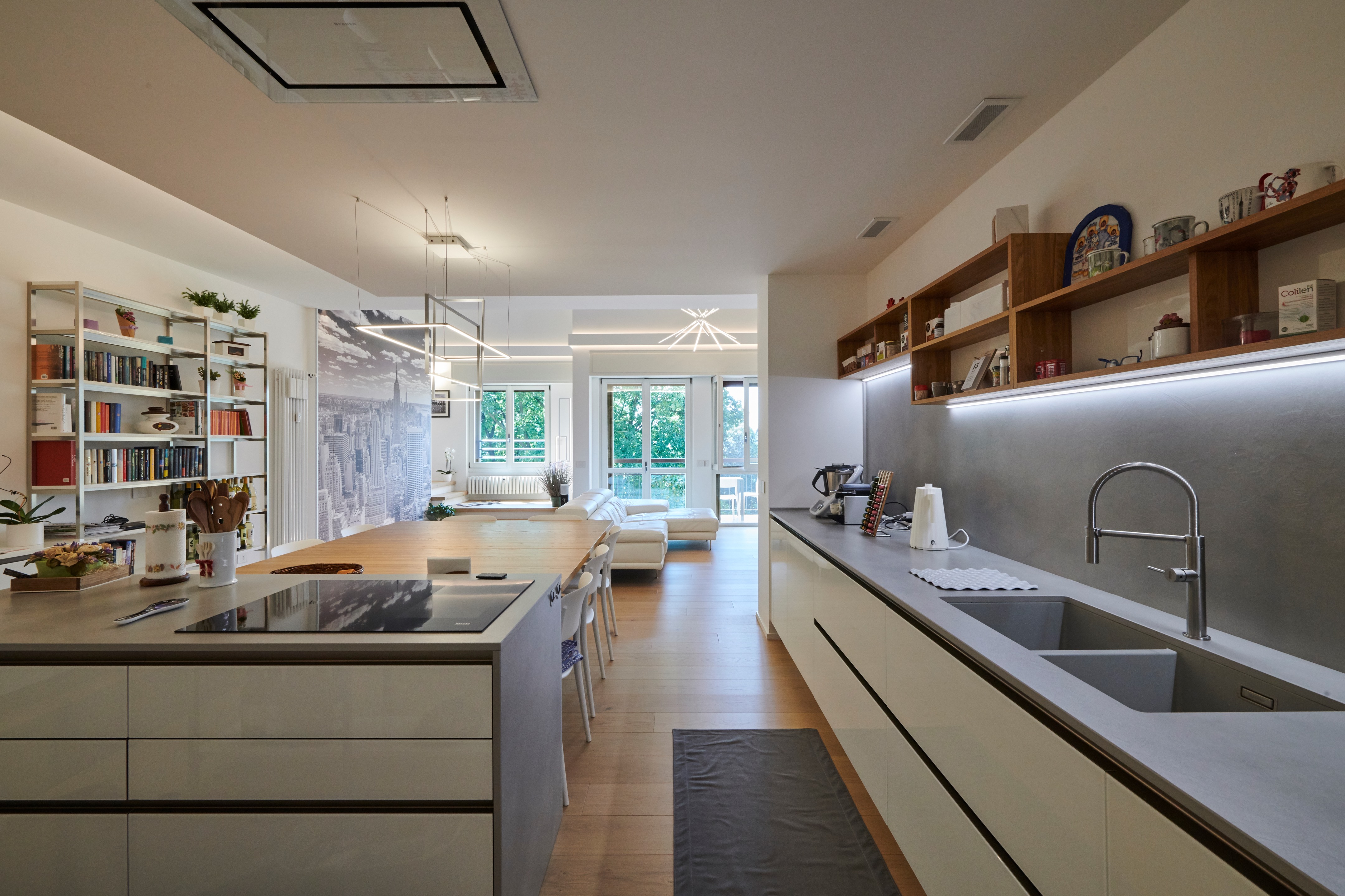 意大利 Vimercate 私人住宅照明设计丨Bianchessi-7