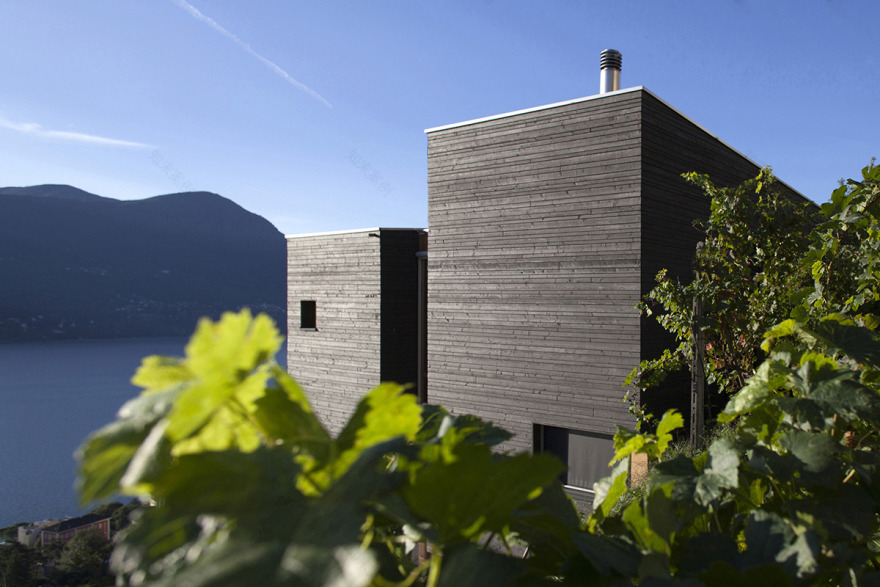 瑞士自然别墅,木质内外营造独特氛围-9