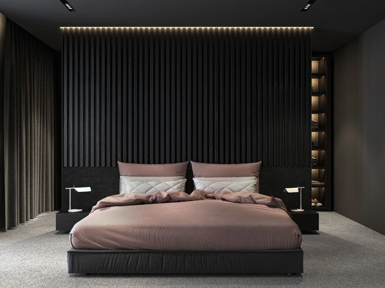 深色系的雅致空间-5