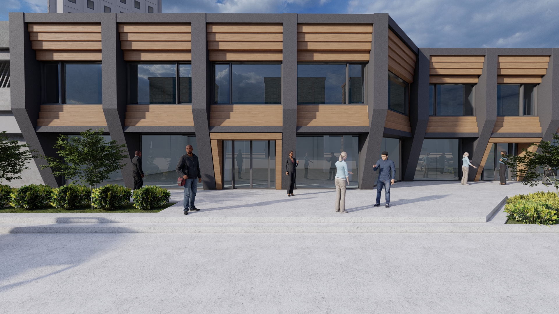 1978 年建筑翻新，打造商业适用的立面设计-6