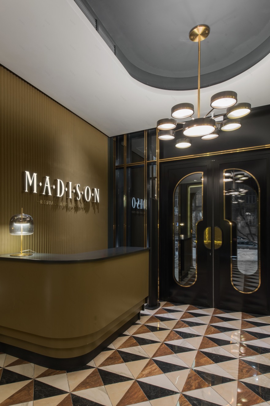 梦幻金碧 Gatsby 风格餐厅丨俄罗斯莫斯科丨ARCHPOINT bureau-0