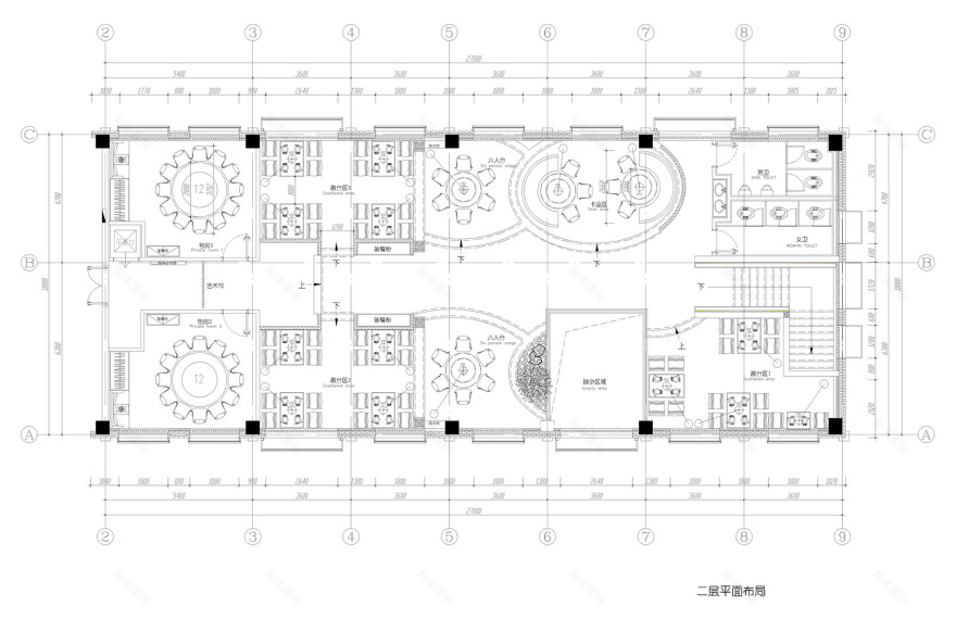 沈阳谷语餐厅丨中国沈阳丨黑珍珠空间设计事务所-46