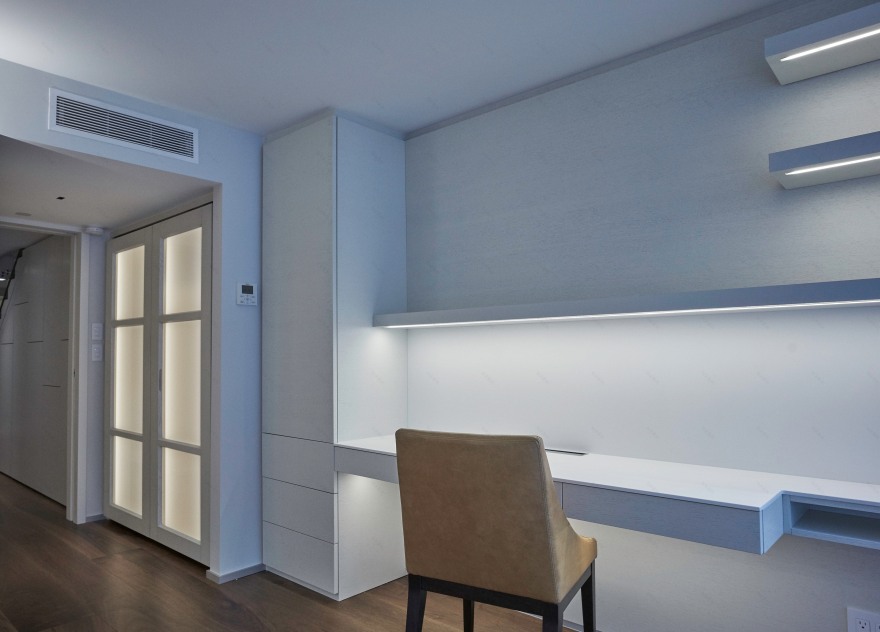 纽约 Warren Street 顶层公寓的精致室内设计-27