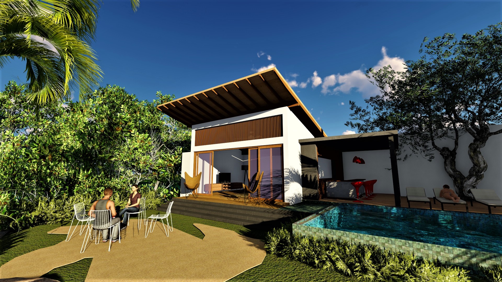 斯里兰卡 Balapitiya 河畔别墅设计-3