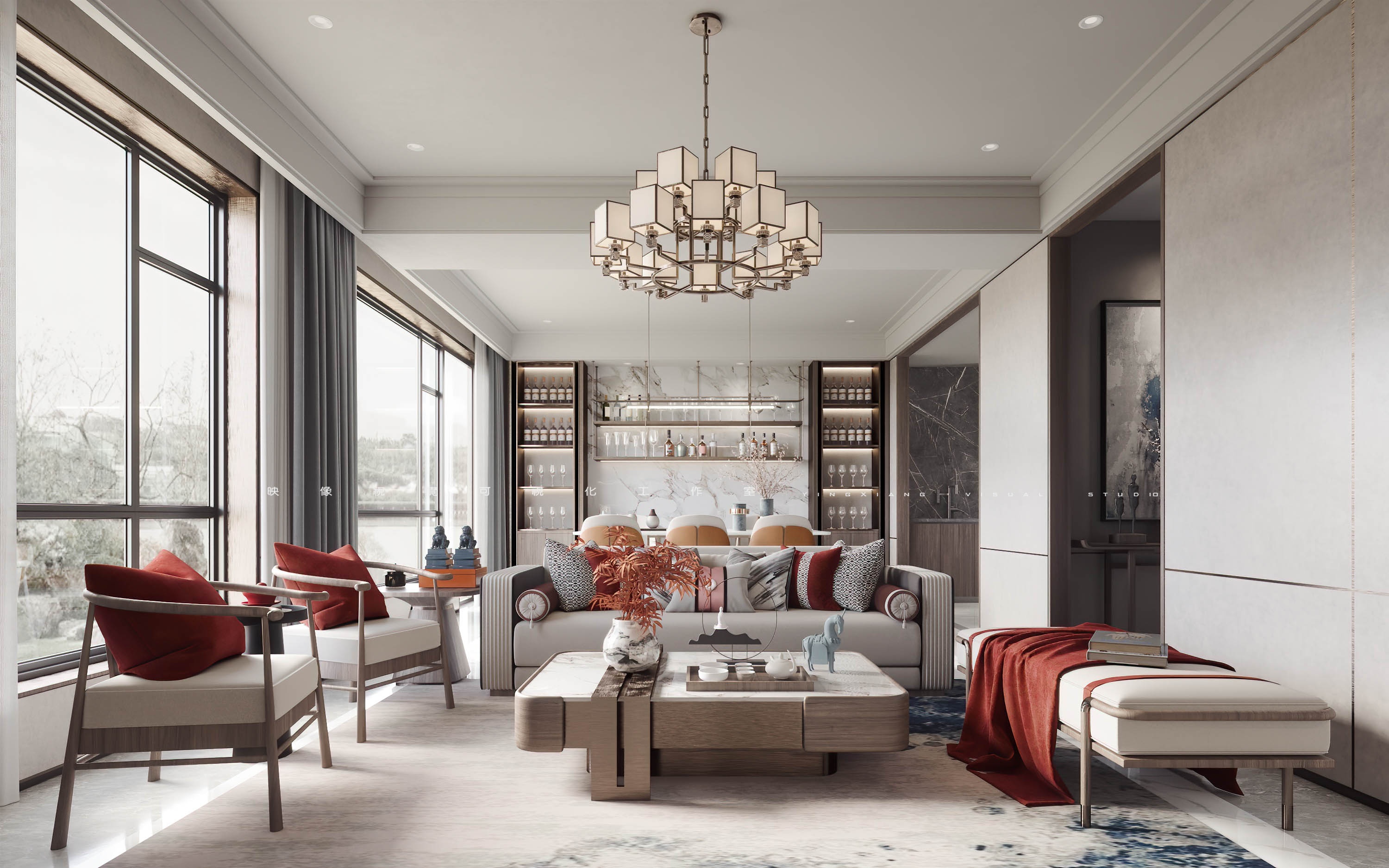 映像視覺 | 商业写实组 | 新中式方案-0