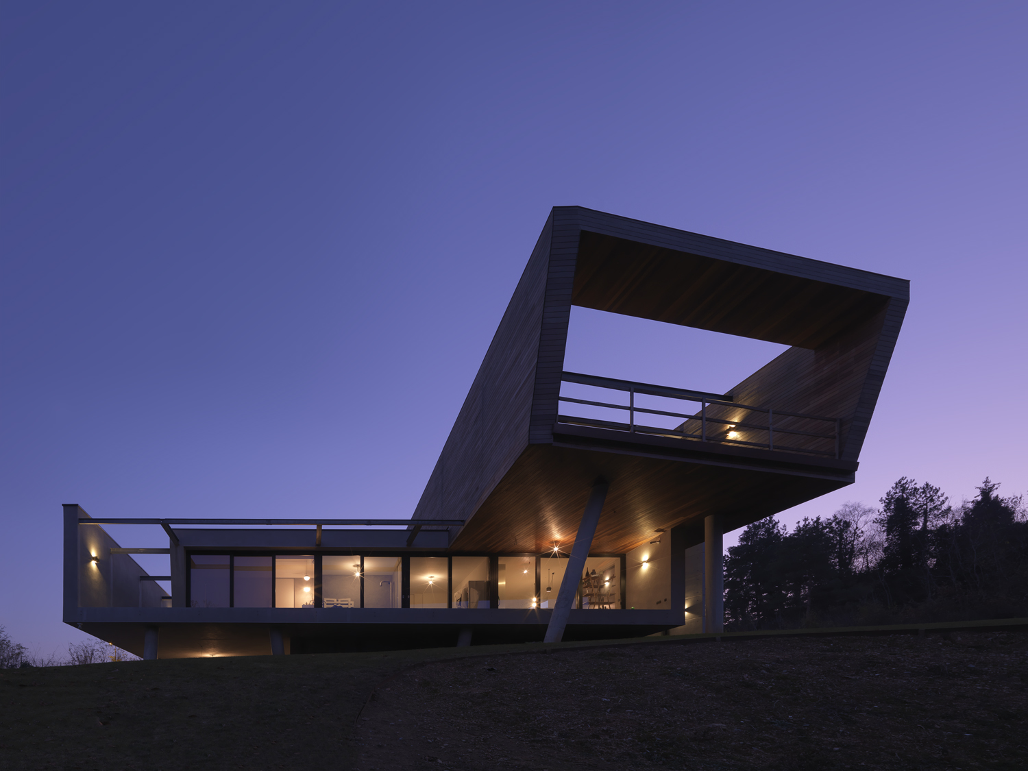 悬浮森林中的透明别墅-114