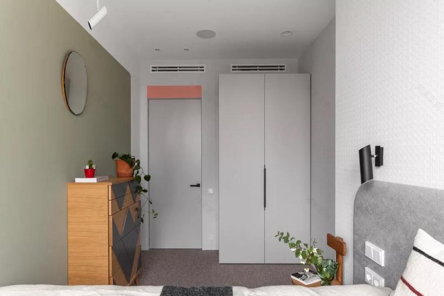 莫斯科 90㎡活力极简公寓设计-63