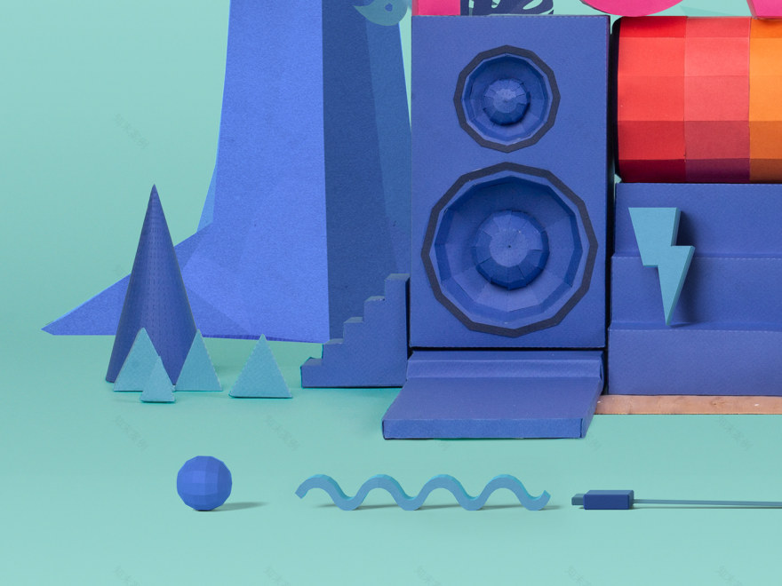 能量树 | 英国 TRNSTM! 节纸质模型设计-5