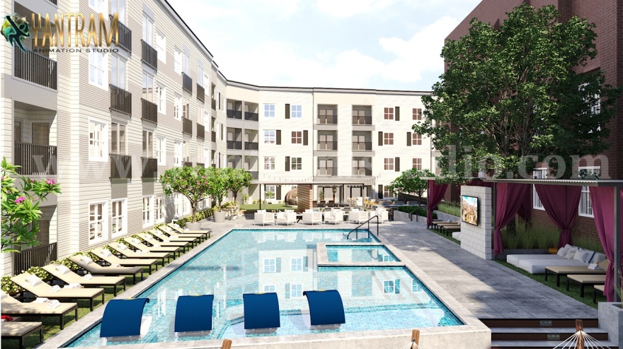 阿姆斯特丹创新住宅区 3D 设计展示-10