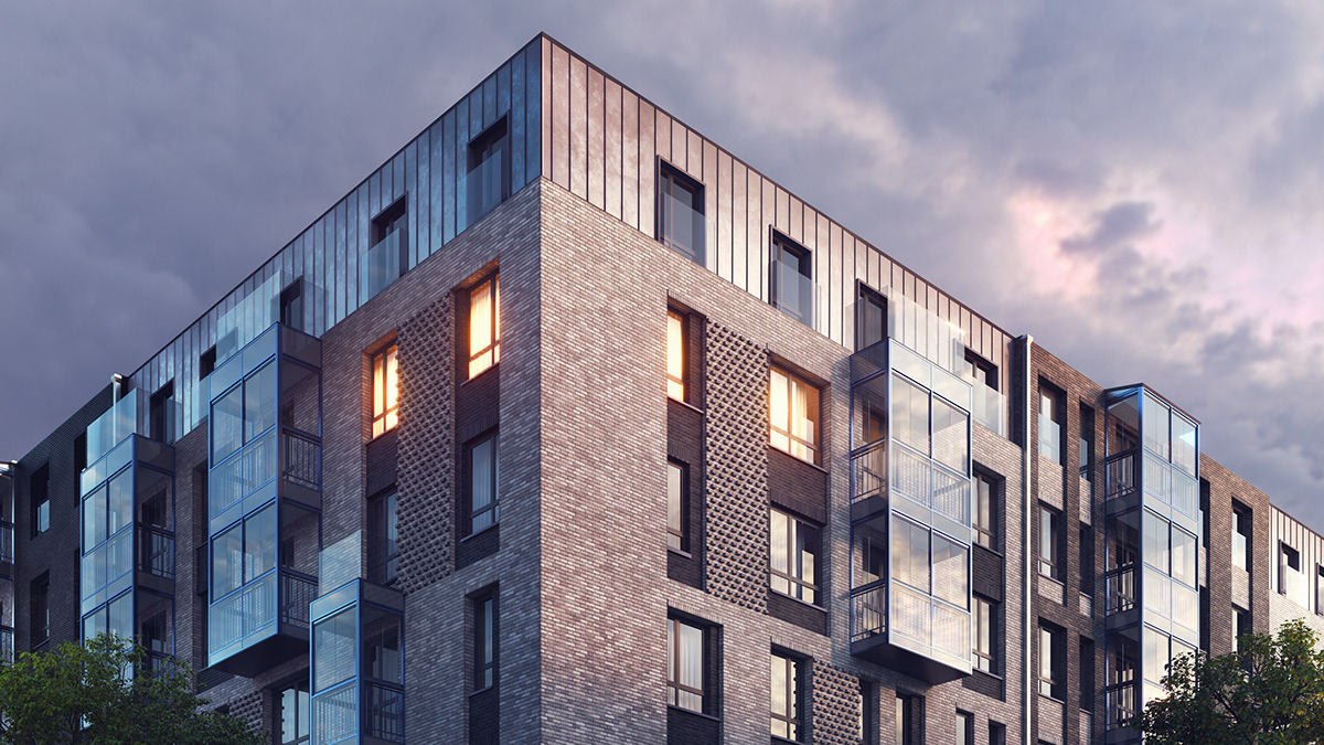 公寓建筑丨Бограда — Профсоюзов-4