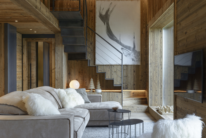 木质全景惊艳的山间度假屋-13