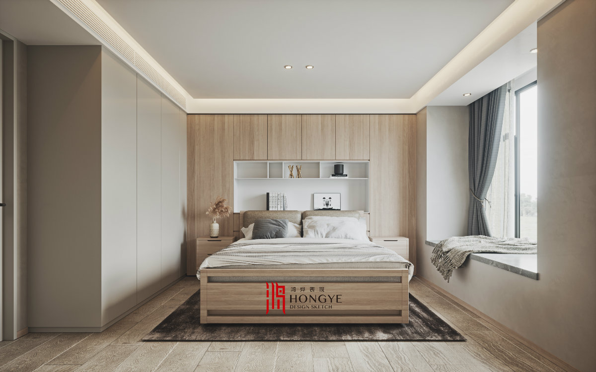 现代 木质打造生活气息-8