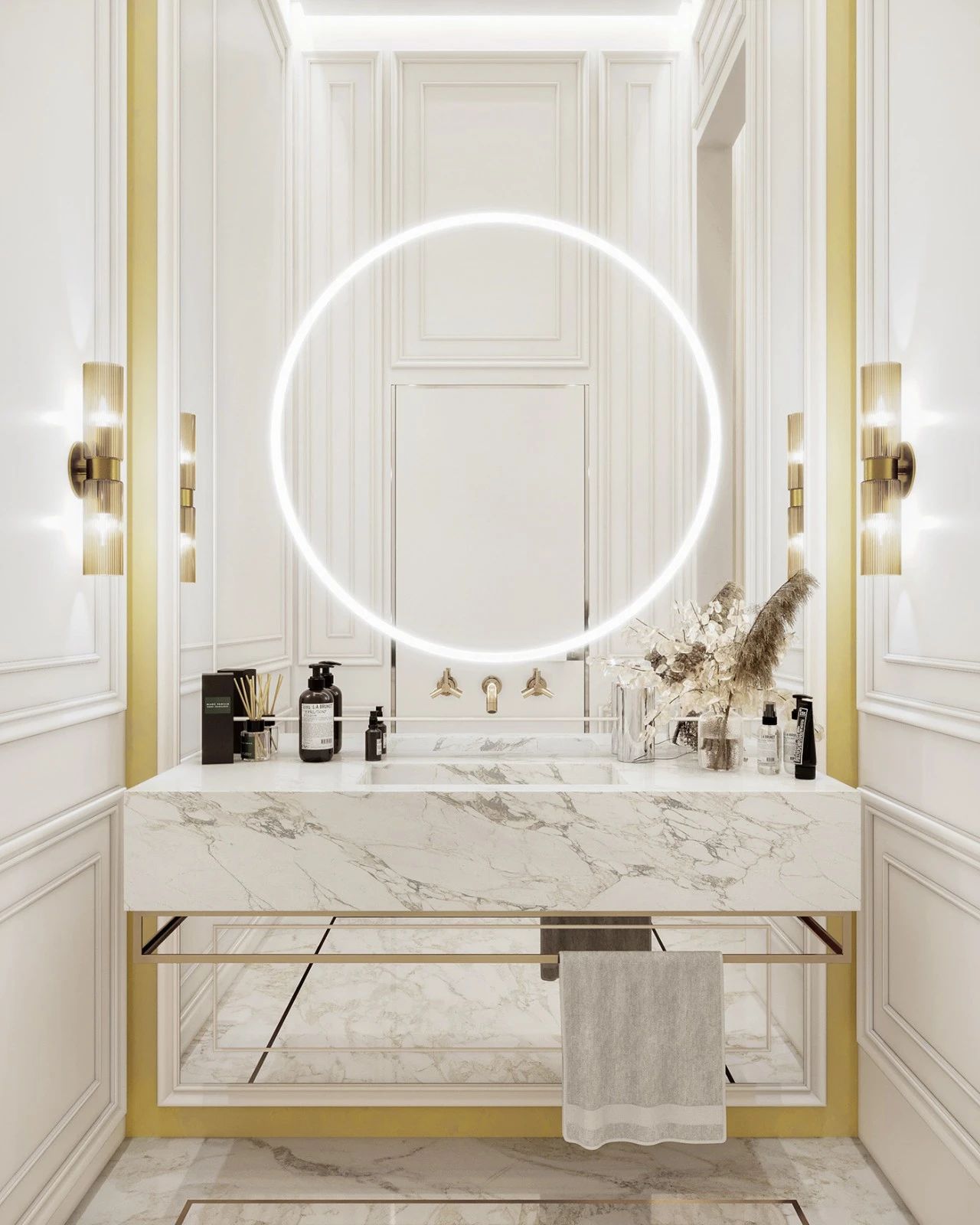 Mossebo 设计团队打造大气一居室,古典与现代完美融合-35