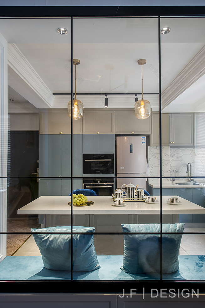 《Invariability》蓝色轻奢空间,浪漫满屋-6