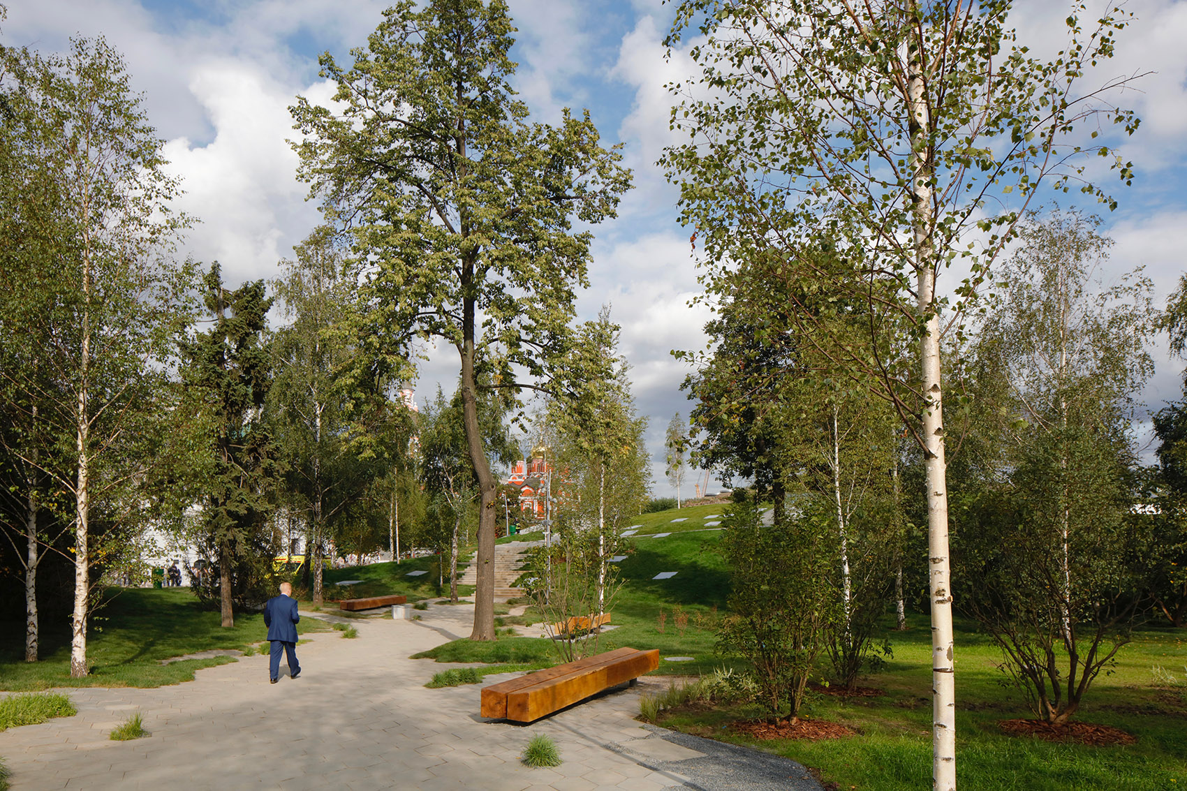 扎里亚季耶公园，莫斯科/同时扮演公园、城市广场、社交空间、文化设施以及休闲场所的角色-117