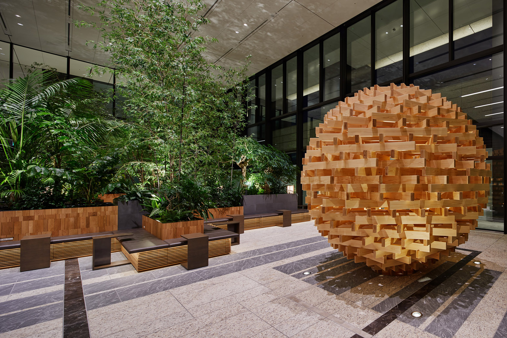 东京金融区绿洲入口大厅丨日本东京丨ikg inc.-20