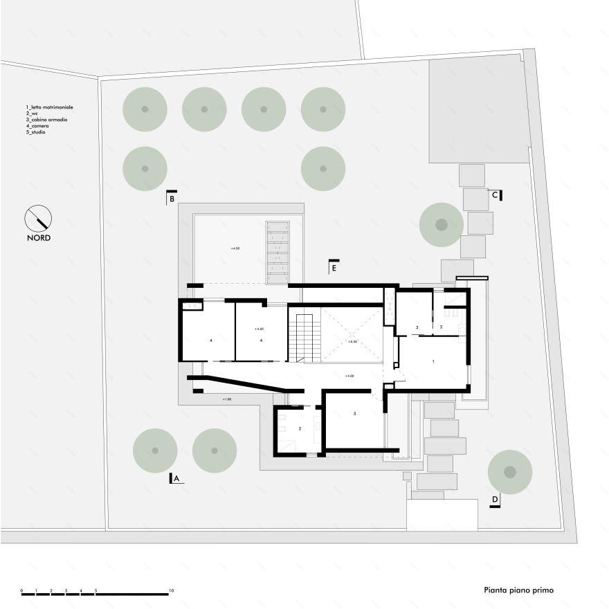 树影婆娑的光影之家——意大利 Casa DANTE 别墅设计-30