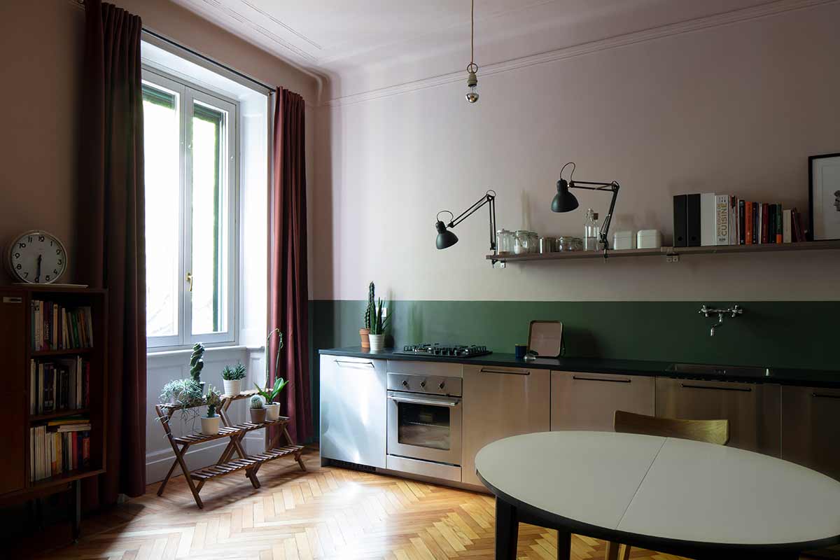 米兰百年公寓的复古与现代交融-4