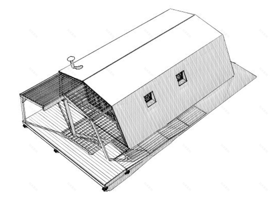 创新轻便休闲小屋,比利时森林中的木质天地-5