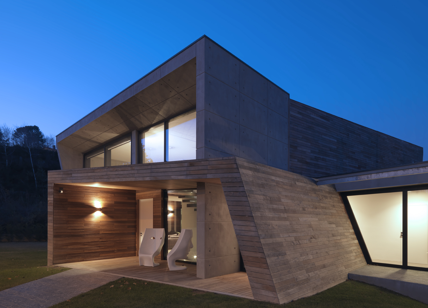 悬浮森林中的透明别墅-125