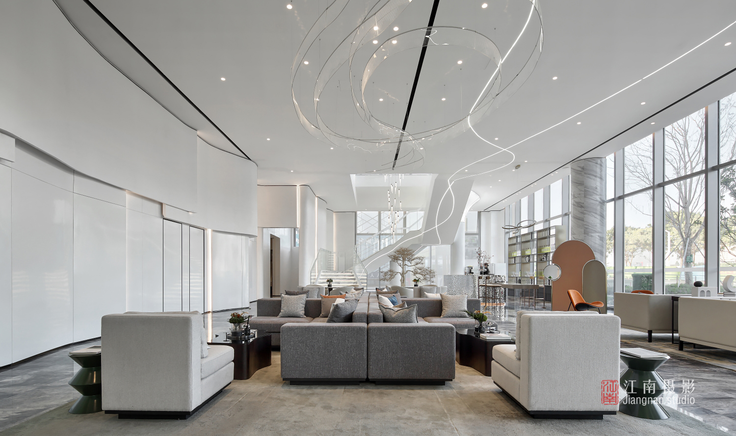 天健阅江来|销售中心摄影|样板房拍摄|商场展馆餐厅摄影-16