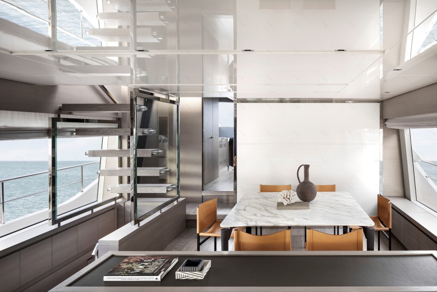 "Sanlorenzo SL 86 游艇 | 优雅精致的开放式空间设计"-5