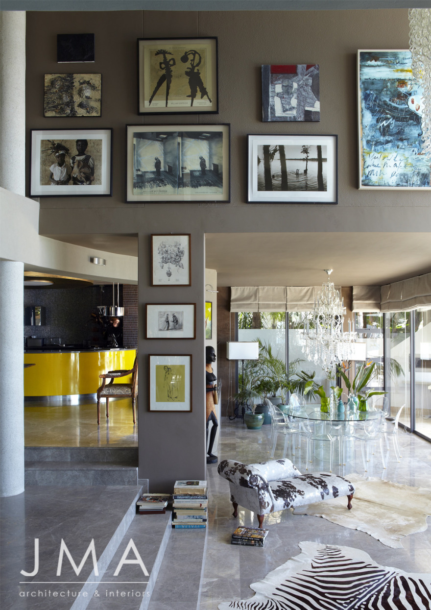 南非豪华别墅,有机曲线与自然环境完美融合-4