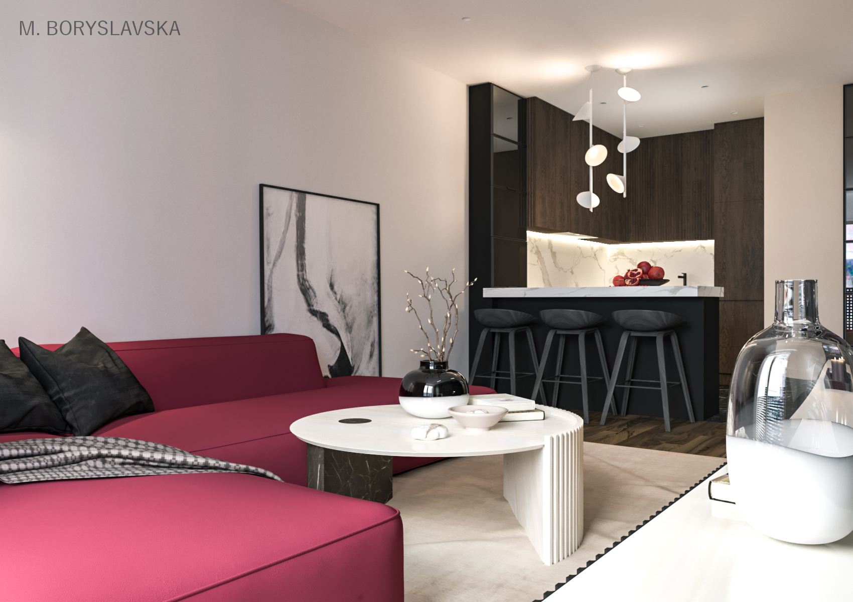 Mariana Boryslavska丨公寓丨Small apartment in Lviv Ukraine-1