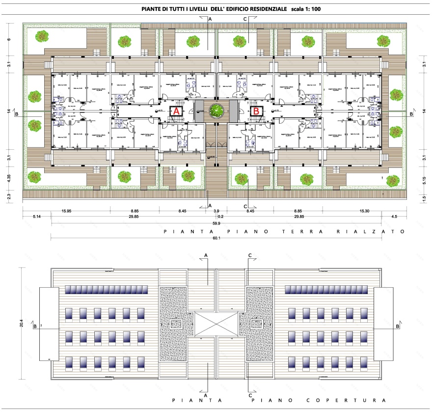 sergio stigliano丨公寓建筑丨PROGETTO DI UN EDIFICIO RESIDENZIALE E RECUPERO AMBIENTALE DI UN PARCO PRIVATO IN LOCALITA' PANTAN MONASTERO- X MUNICIPIO-ROMA CAPITALE-10