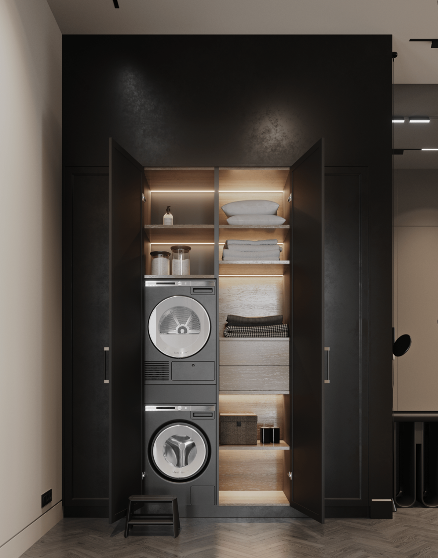 莫斯科顶层复式豪宅,现代风格演绎温馨高级生活-53