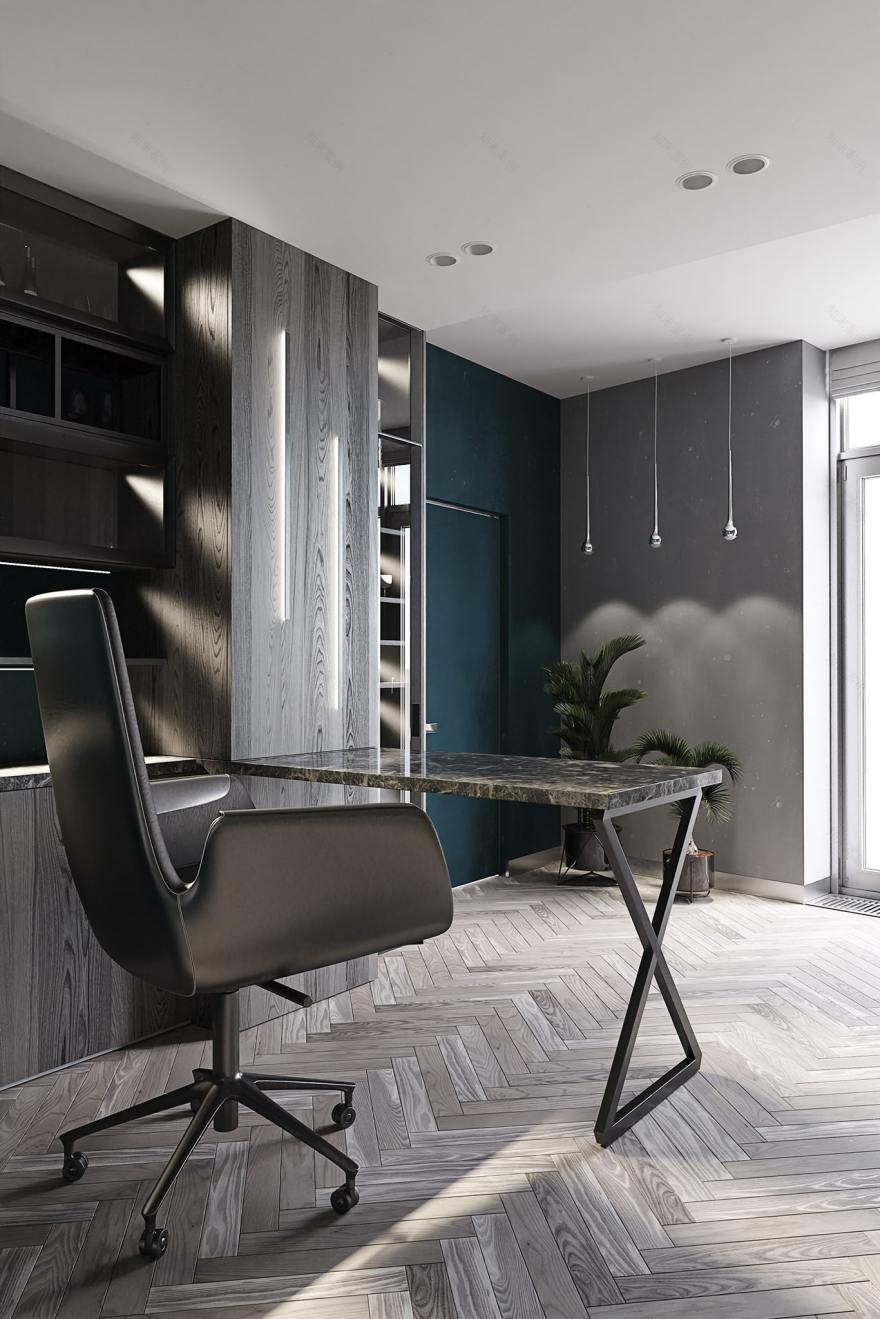 河畔丽景现代公寓设计-14