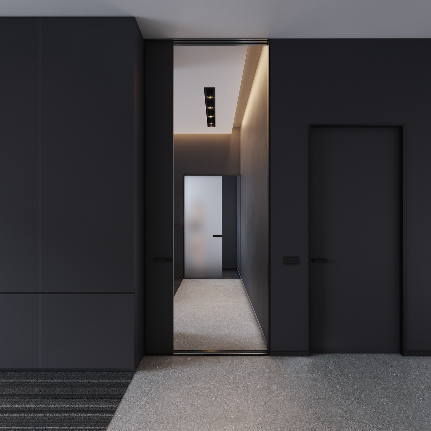 Deniz Taylan TOPAL丨公寓丨Dark Apartment - Interior Design-1