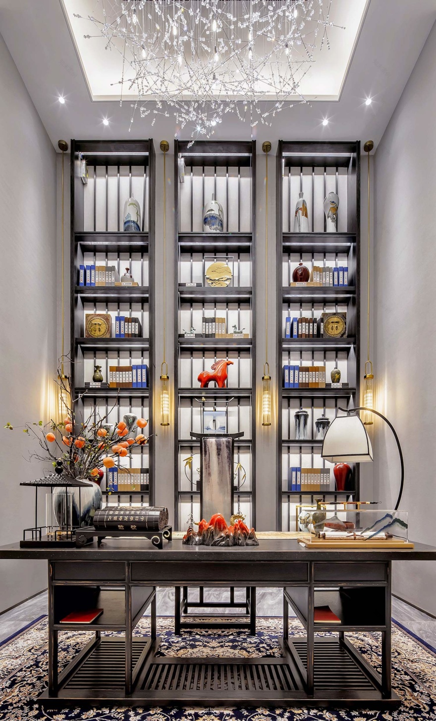 大连·金地拾贰坊和樾别墅样板间丨中国大连丨北京顺迈佳室内设计有限公司-36