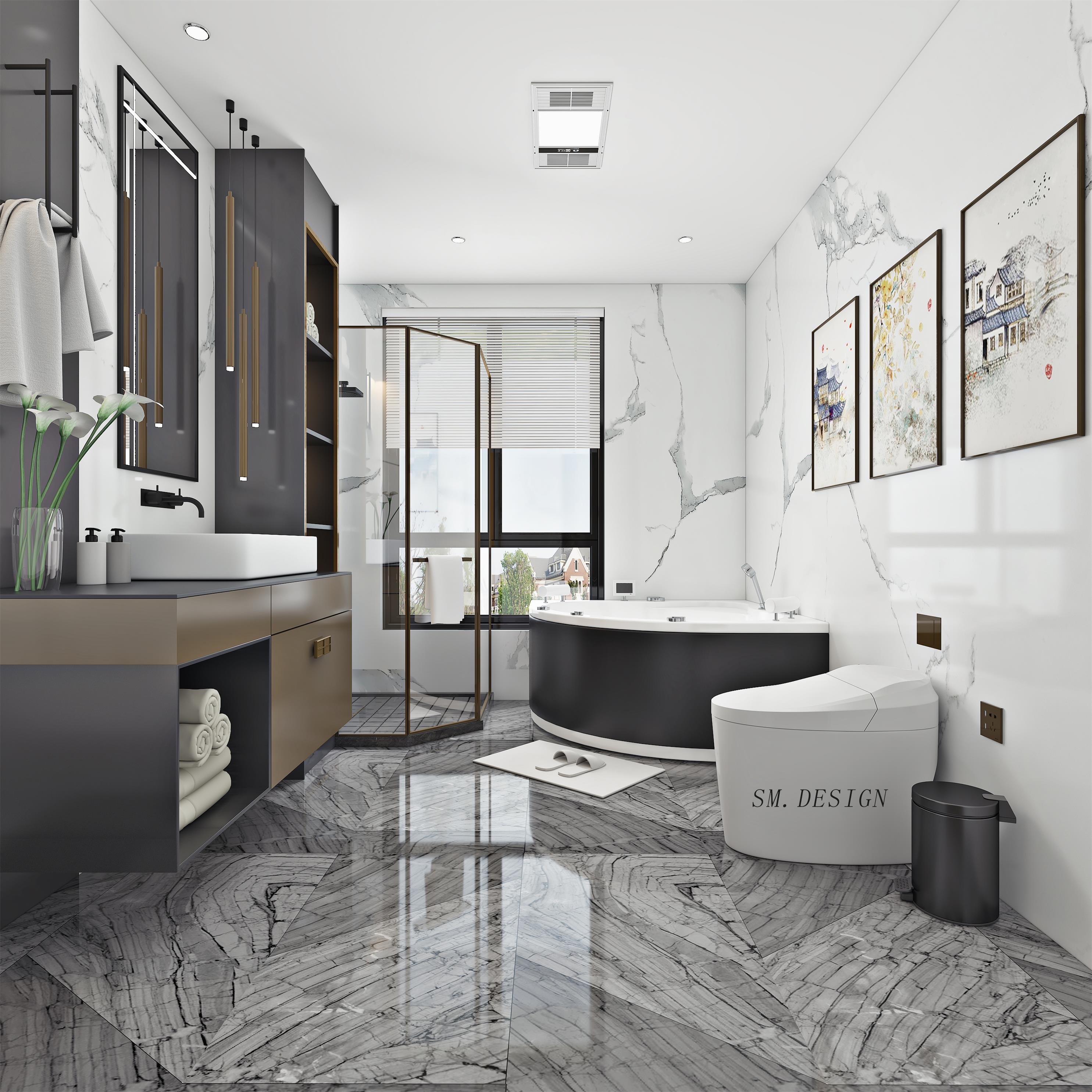 新中式别墅,雅奢生活典范丨SM.DESIGN森木-6