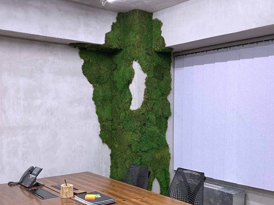 皇家松树与垂直花园的绿色办公空间-6