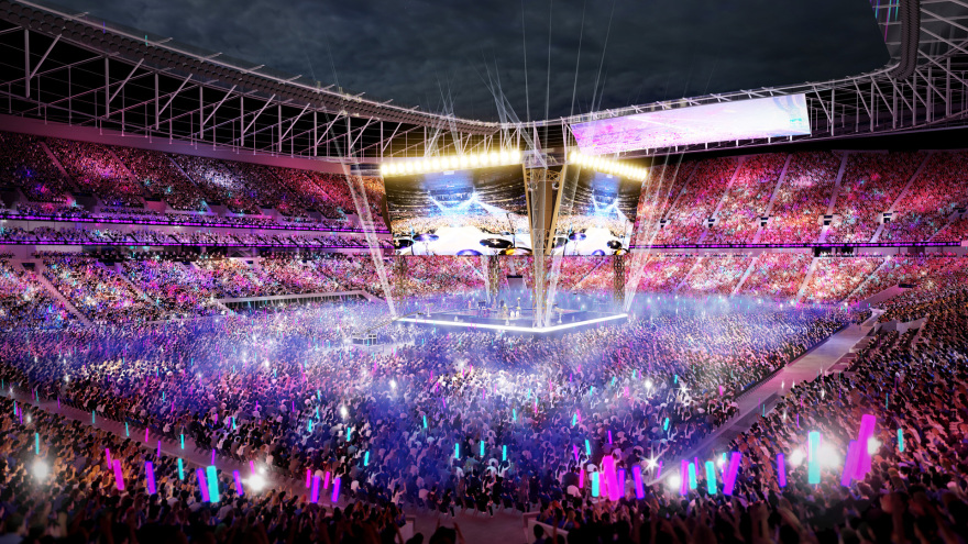 米兰双雄新家·“双环之恋”体育场设计-6