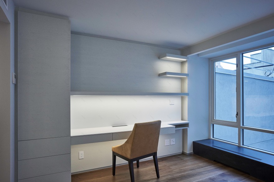 纽约 Warren Street 顶层公寓的精致室内设计-24