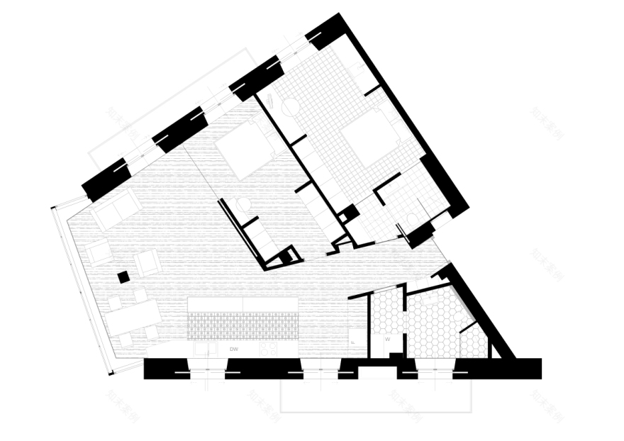 历史建筑中的灵活公寓设计-6