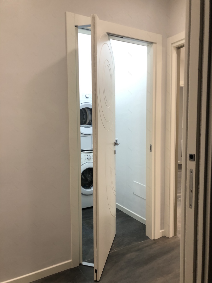 现代简约风公寓改造,干净利落重塑空间比例-25