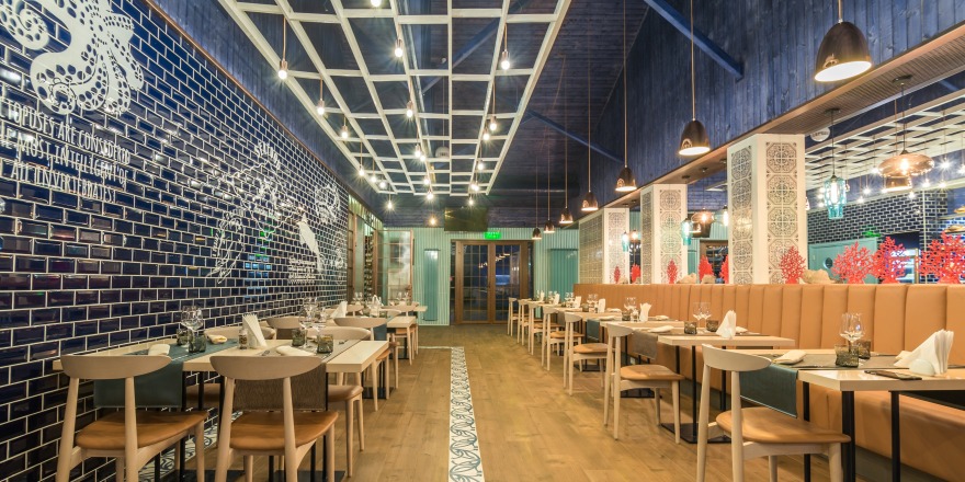 舞动龙虾 · 葡萄牙风情海鲜餐厅设计-8