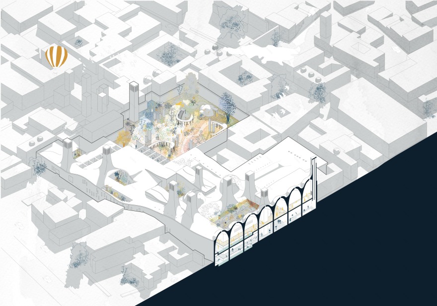 伊朗亚兹德双路径 hammam 设计-2